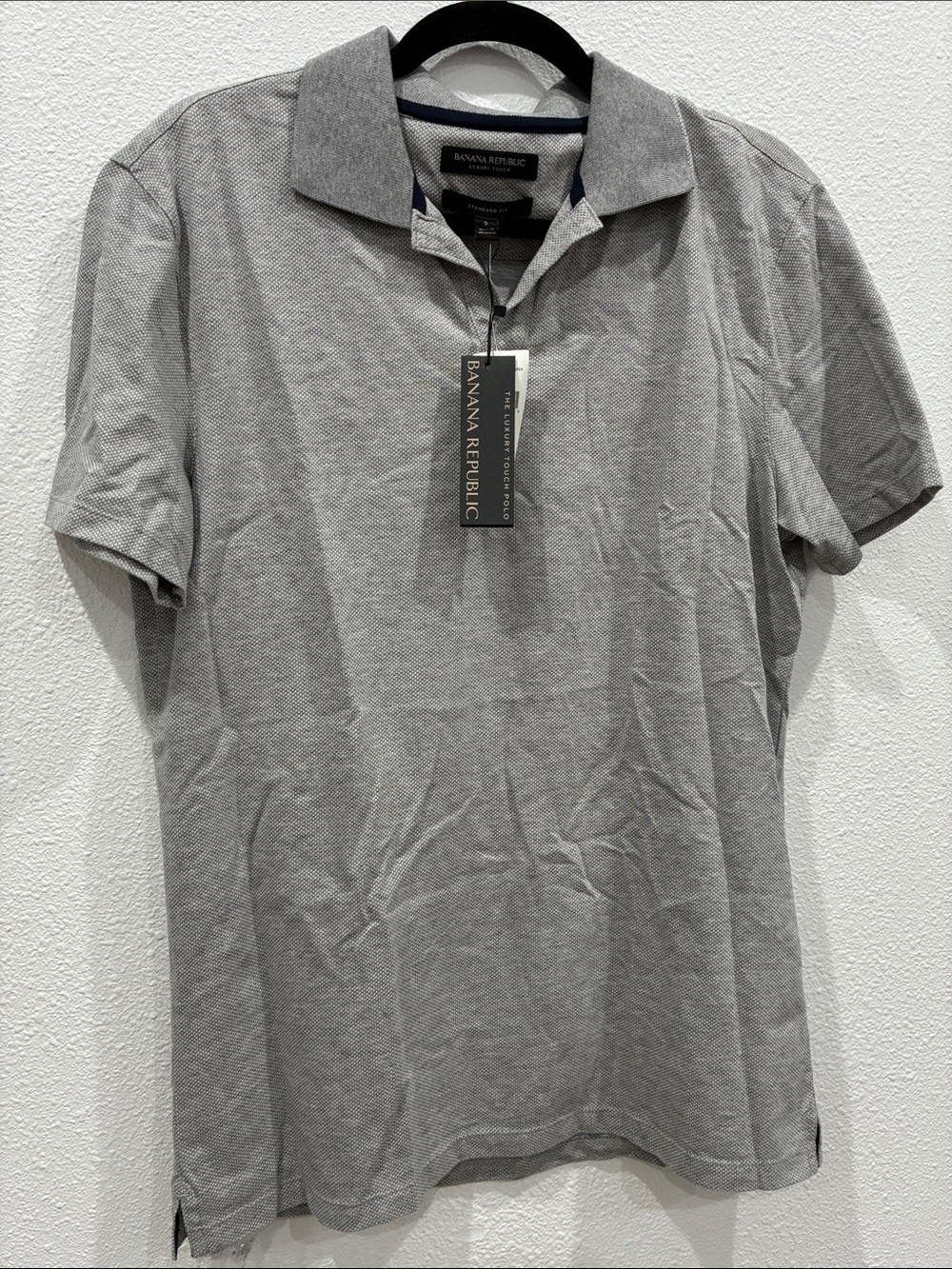 Banana Republic Luxury Polo Grey
